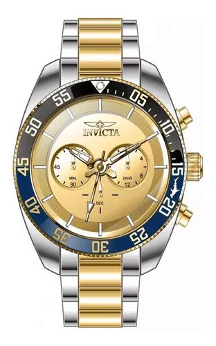 Reloj Invicta Acero Oro Hombres Mercadolibre