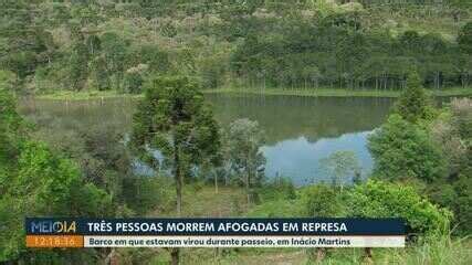 Três pessoas morrem afogadas após bote virar em represa em Inácio