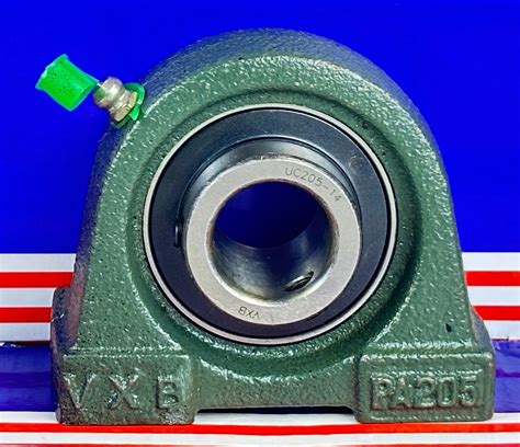 Ucpa205 14 Bearing 78 Inch Screw Tapped Base Pillow Block Bearings Vxb Ball Bearings