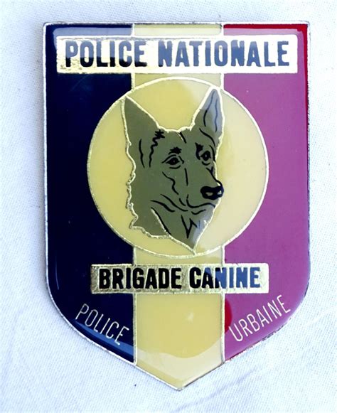 Insigne Brigade Canine Police Urbaine