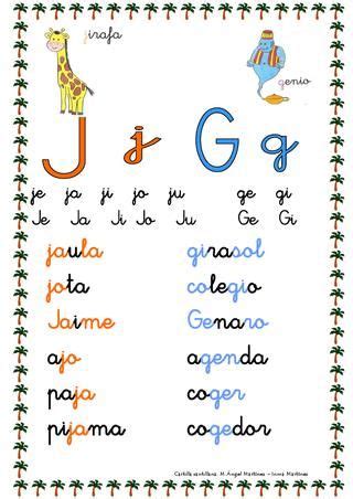 Palabras Con Ge Gi Je Ji Buscar Con Google Spanish Sentences Spanish