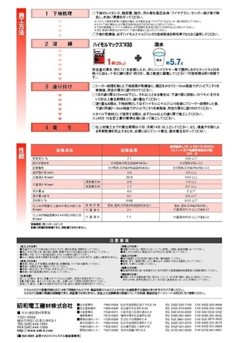 ポリマーセメントモルタル ハイモルマックス30 25kg袋 昭和電工建材 レゾナック建材 防水材料屋一番 Base