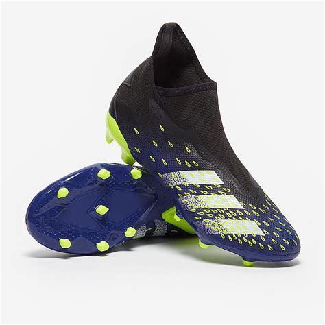 Adidas Predator Freak 3 Laceless Fg Bluecore Blackwhitesolar Yellow Firm Ground Mens