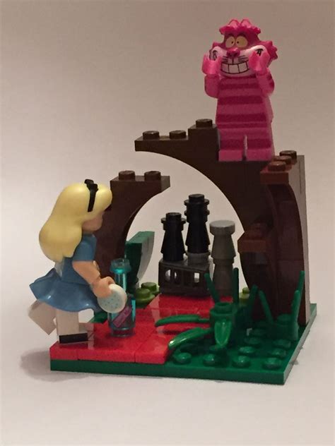 Alice In Wonderland Lego Vignette Lego Creative Lego Design Lego Girls