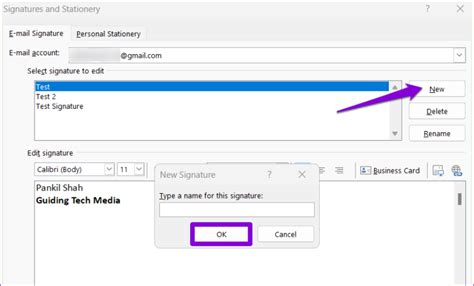 5 Ways to Fix Outlook Signature Not Showing on Windows - Guiding Tech