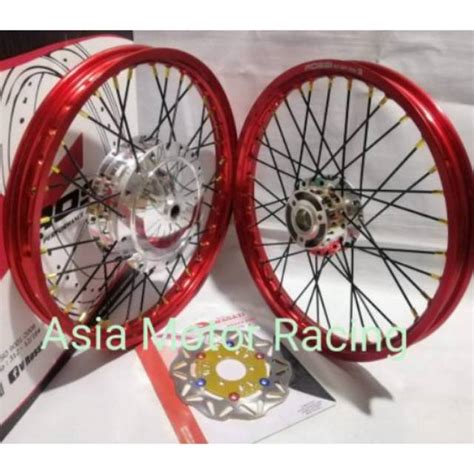 Jual Paketan Velg Tromol Ring Rossi Cakram Depan Vario Beat