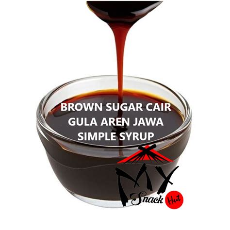 Jual Brown Sugar Cair 250gr Gula Merah Sirup Aren Jawa Coklat Syrup