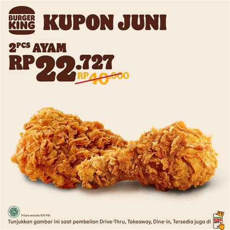 Kupon Promo Burger King Bulan Juni Promosi Promosi Katalog