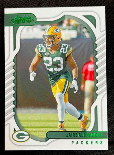 Jaire Alexander Green Panini Absolute Football Green Bay