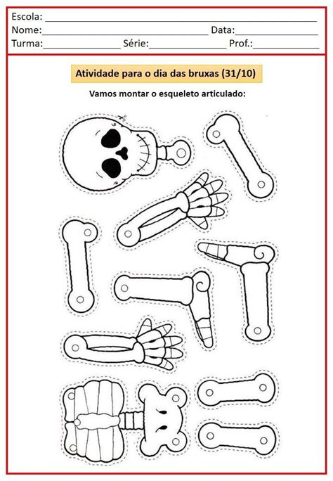 Atividades Para O Dia Das Bruxas Halloween De Outubro