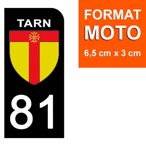 Tarn Stickers Pour Plaque D Immatriculation Disponible Pour Auto