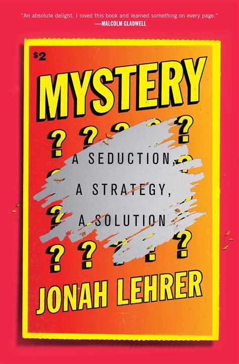 Mystery | Book by Jonah Lehrer | Official Publisher Page | Simon & Schuster