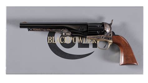 Colt Black Powder Signature Series Model 1860 Revolver With Box Rock