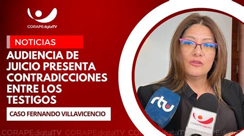 Continúa La Audiencia De Juicio En El Caso Villavicencio Youtube