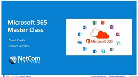 Microsoft 365 Master Class Free It Training Microsoft Event Youtube