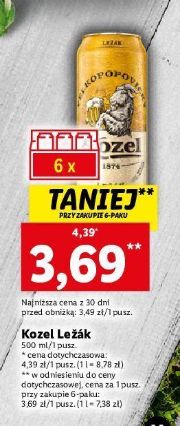 Promocja Piwo Kozel Lezak W Lidl