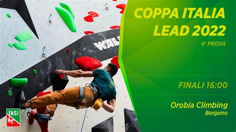 Coppa Italia Lead 2022 4 Prova Orobia Climbing Bergamo FINALI