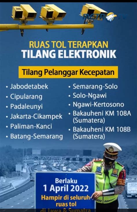 Johorejo Mulai 1 April Ngebut Di Tol Akan Kena E Tilang