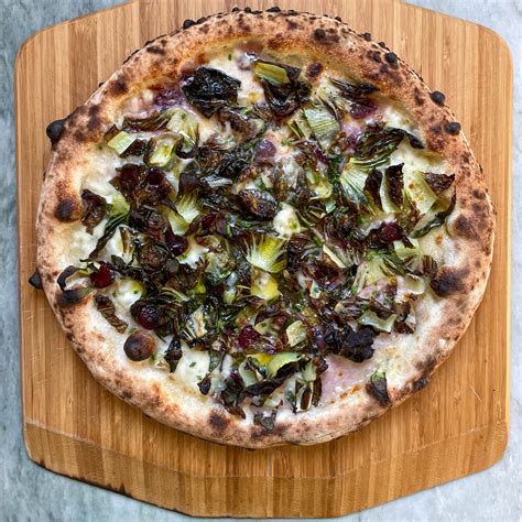 Radicchio Cherry Pizza Recipe Santa Barbara Baker