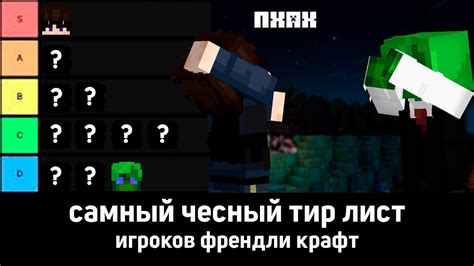 САМЫЙ ЧЕСНЫЙ ТИР ЛИСТ ИГРОКОВ ФРЕНДЛИ КРАФТ МОЕГО ЛУЧШЕГО ДРУГА