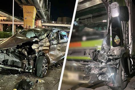 Sugatan Sa Banggaan Ng Suv At Truck Sa Qc Abs Cbn News