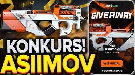 KONKURS P90 ASIIMOV NA CASEDROP YouTube