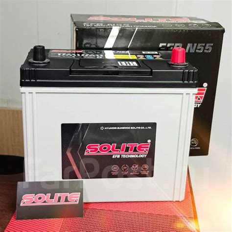 Аккумулятор Solite EFB N55 N65 N-65 50А/ч 440A Start-STOP (55B24L ...