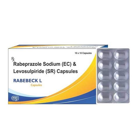 Rabeprazole Sodium Ec Levosulpiride Sr Capsules At Rs Box New