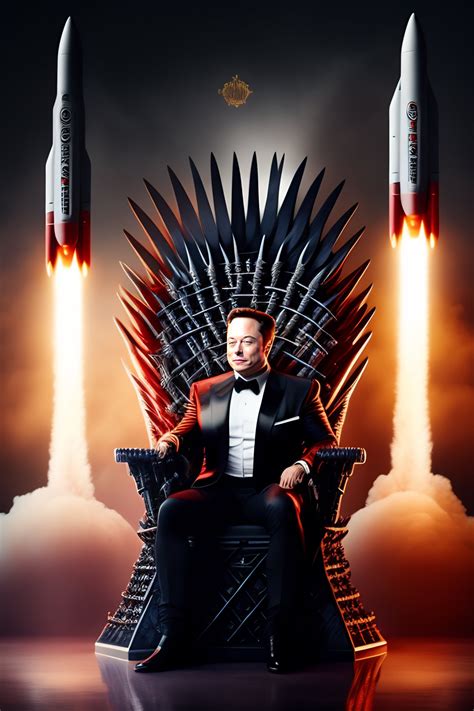 Lexica Elon Musk Sitting On The Iron Throne From Game Of Thrones