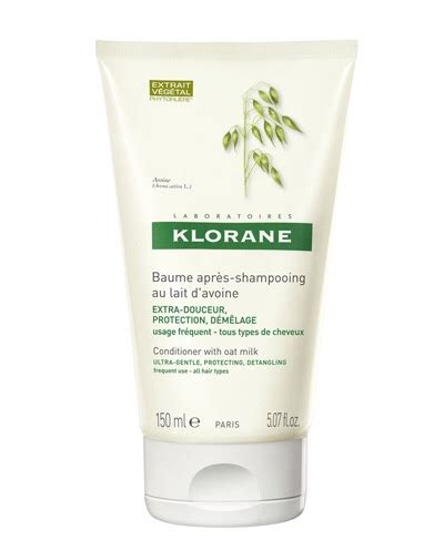 Крем бальзам для волос с маисом Klorane baume apres shampooing au lait