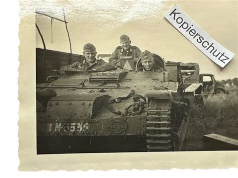 Altes Foto Panzer Tank Kennung Besatzung Ww Eur Picclick De