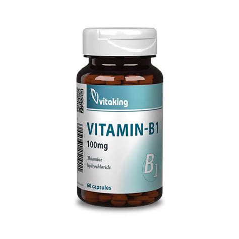 Vitamin B1 100 Mg 60 Kapsul • Vitaking • Prehransko Dopolnilo