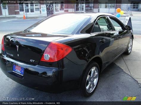 2008 Pontiac G6 GT Sedan in Black Photo No. 13351360 | GTCarLot.com