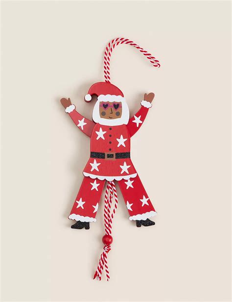 Disco Mrs Claus Hanging Decoration | M&S Collection | M&S