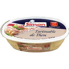 Simon Tartinable De Thon Saveur En Or G Pas Cher Prix Auchan