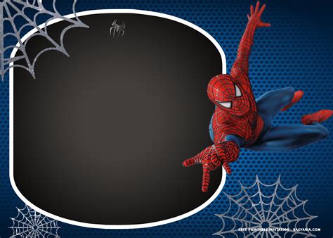 Introducir 76+ imagen spiderman invitation card - Abzlocal.mx