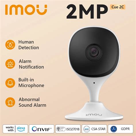 Cue IMOU 2C 1080P A O Seguran A Indoor C Mera Baby Monitor Night Vision