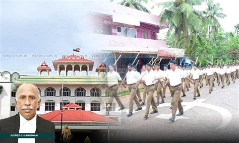 Madurai Bench Of Madras Hc Grants Permission For Rss Route Marches In