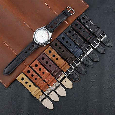 Correas De Cuero Genuino Para Reloj Para Hombre Accesorios De Reloj De