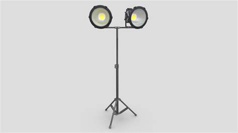 Led Industrial Lighting With Stand Buy Royalty Free 3d Model By Chakkitpp 28934a6