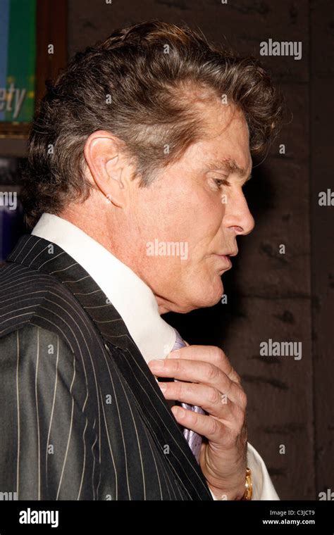 David Hasselhoff Opening Night Of The Classic Broadway Musical Finian S Rainbow Held At The St