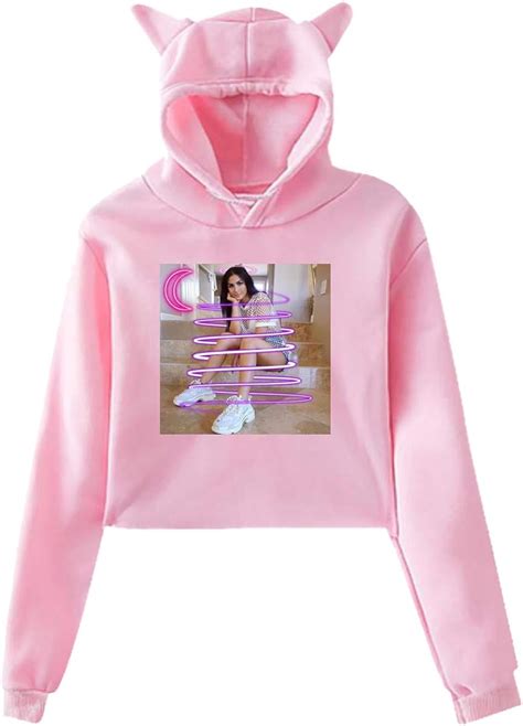 Uknowu Sssniperwolf Merch Cat Ear Hoodie Fashion Design For