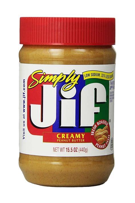 Jif Simply Creamy Peanut Butter Şekersiz 440gr Fiyatı Yorumları Trendyol