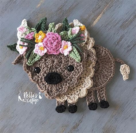 The Boho Buffalo Pattern By Jen Mitchell Nella S Cottage Crochet