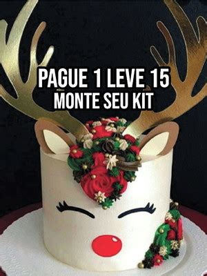 Arquivo De Corte Topo De Bolo Natal Ursinho STUDIO 14 ARQUI