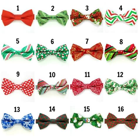 Christmas bow tie Holiday bow tie for Men Toddlers | Etsy