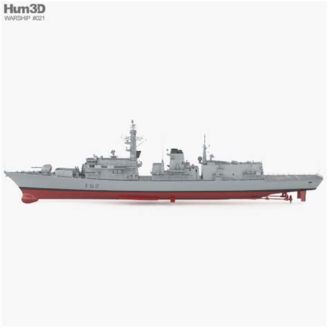 Type 23 frigate 3D model - Ship on Hum3D