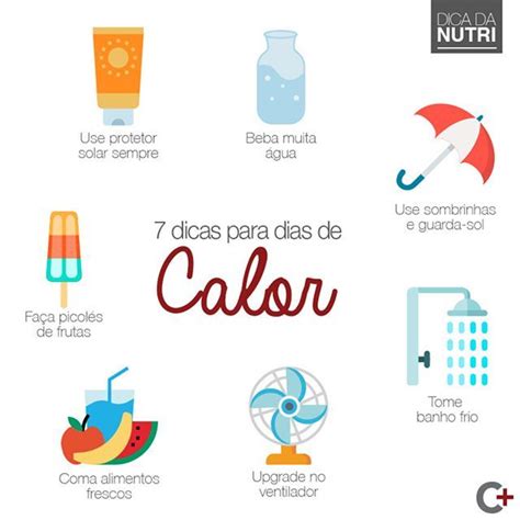 Como enfrentar os dias de calor do lindo verão Preparemos 7 dicas para