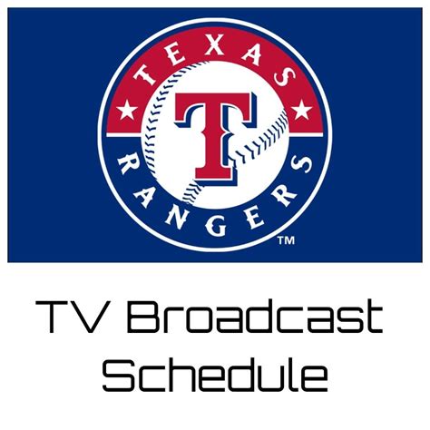 Texas Rangers Baseball Tv Schedule 2024 Marne Beatrix