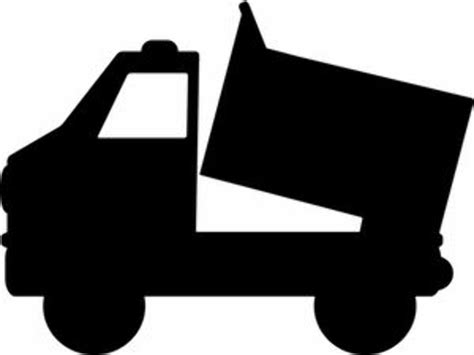 Download High Quality dump truck clipart silhouette Transparent PNG ...